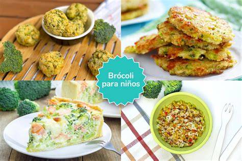Variedad de recetas con brócoli