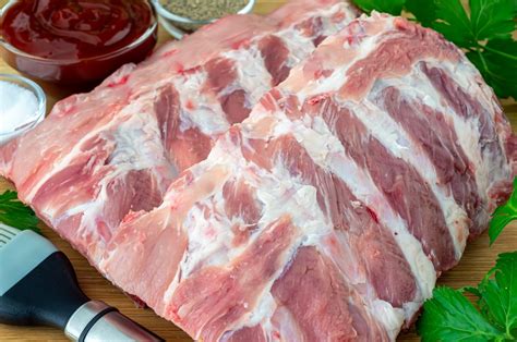 Ingredientes para costillas de cerdo