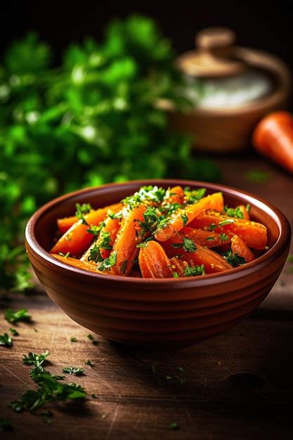 Zanahorias frescas en un bol