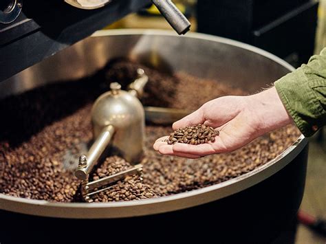 Proceso de tueste del café