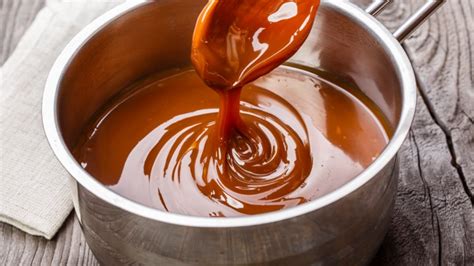 Preparación de caramelo líquido en microondas