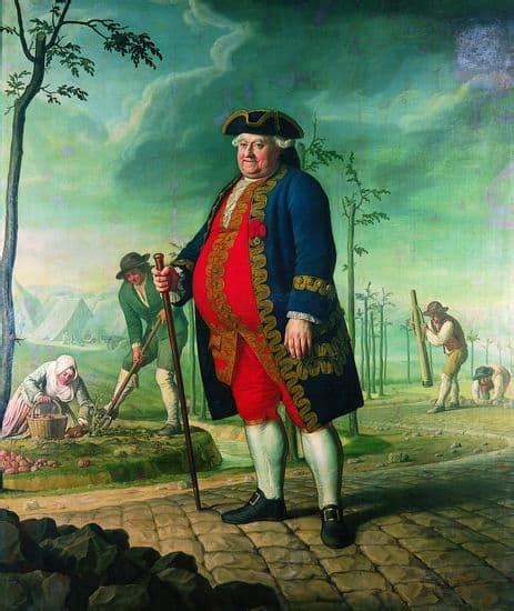 Antoine-Augustin Parmentier promoviendo el consumo de patatas
