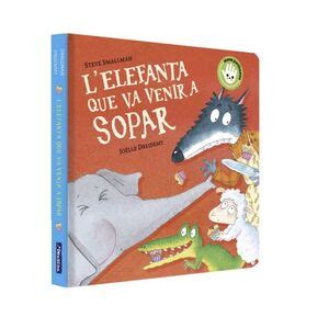 Ilustración de la portada del libro infantil La elefanta que va venir a sopar
