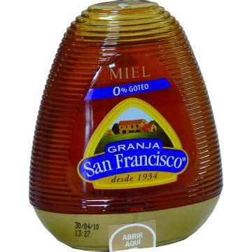Tarro de miel de panal de Granja San Francisco