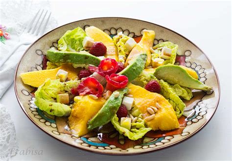 Ensalada tropical con mango