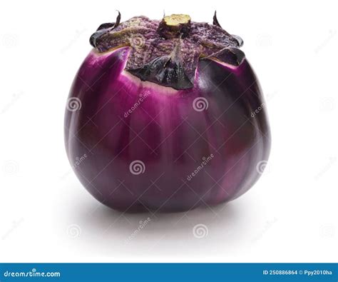 Berenjena morada redonda