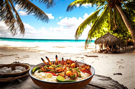 Platos de mariscos y arroces en Bonobo Playa