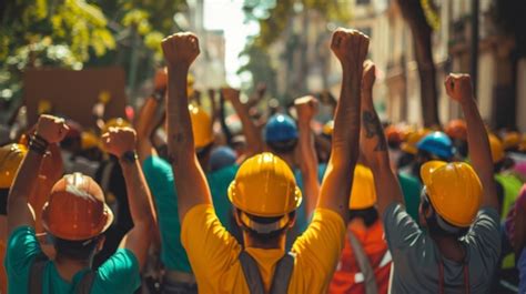 Manifestación de trabajadores por sus derechos laborales