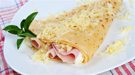 Crepes presentados para servir