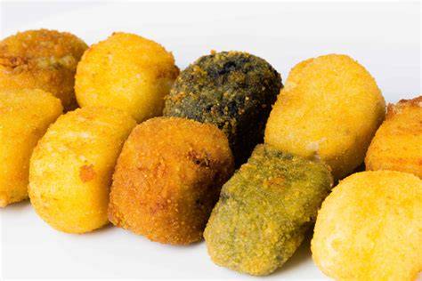 Variedades de croquetas con diferentes rellenos