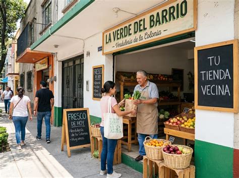 Infografía comparando verdulerías de barrio y supermercados