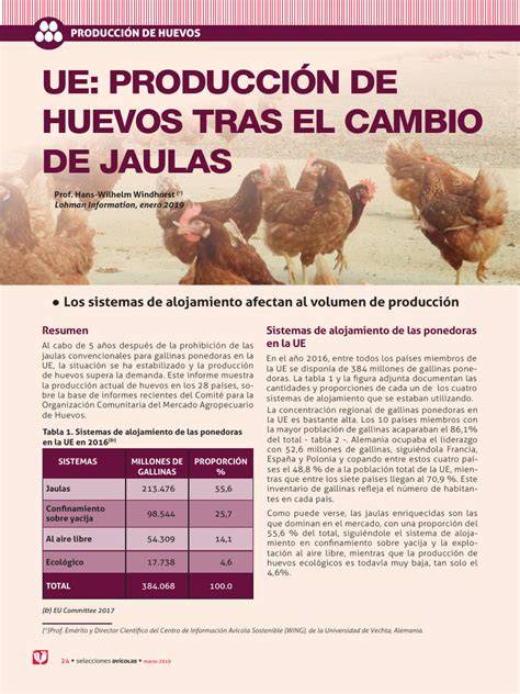 Mapa de producción de huevos en la UE