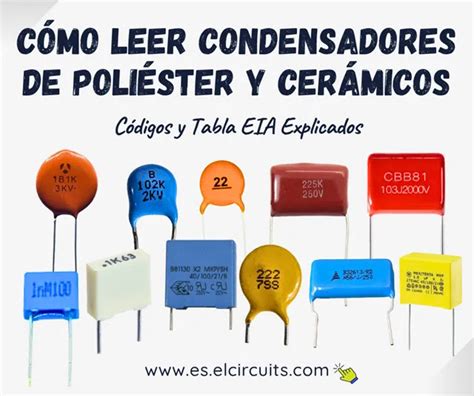 Ejemplo de capacitor cerámico con código numérico