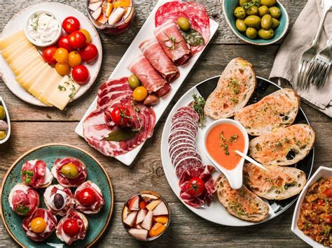 Mesa de tapas españolas