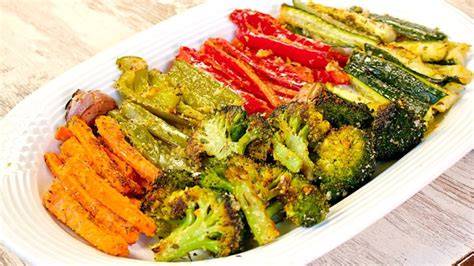 Variedad de verduras para gratinar