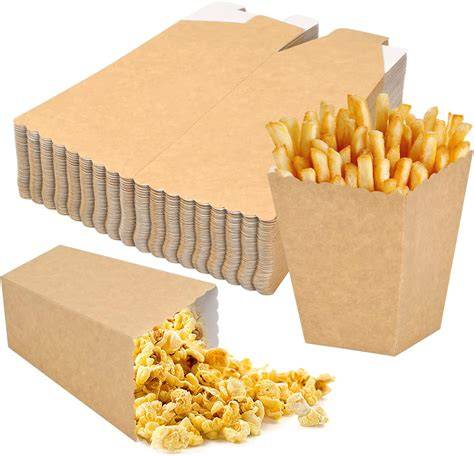 Cajas de palomitas de cartón kraft