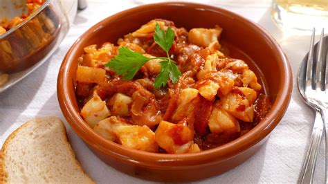 Ingredientes para bacalao ajoarriero