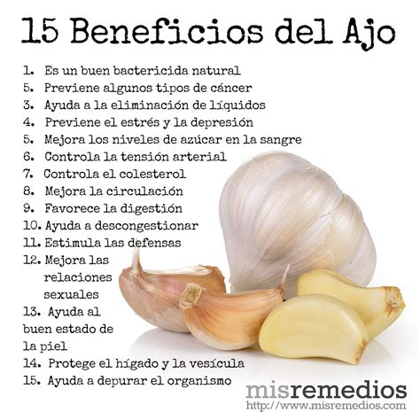 Composición del ajo y sus beneficios