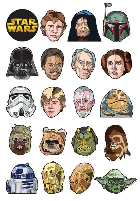 Cupcakes con caras de Jawa y personajes de Star Wars