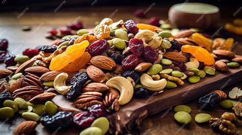 Mezcla de frutos secos y semillas variadas