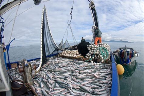 Barco de pesca de salmón en Alaska