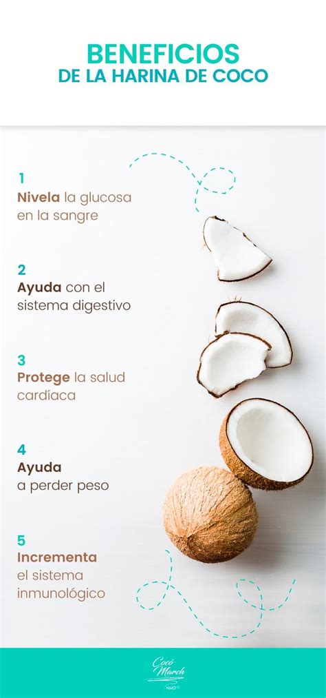 Infografía: Beneficios de la harina de coco