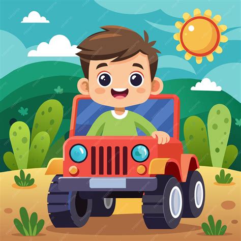 Representación de un niño conduciendo a los animales salvajes pacíficamente