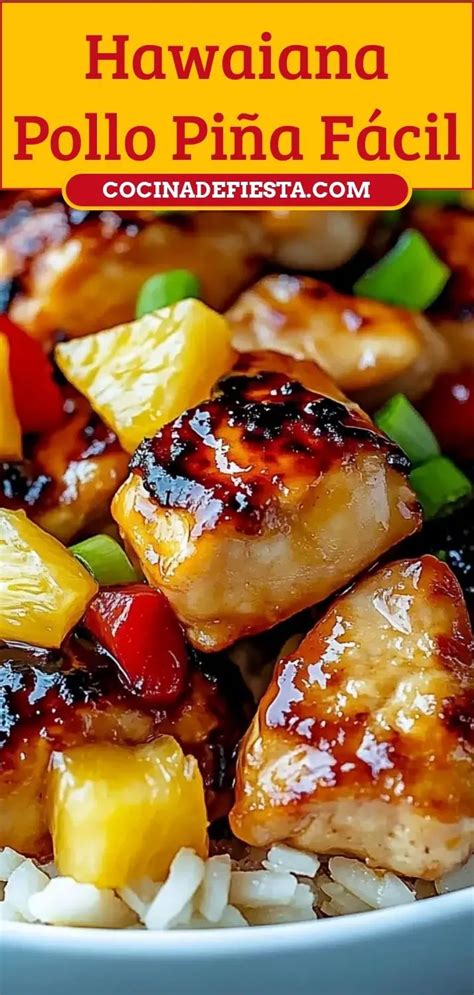 Ingredientes frescos para pollo con piña