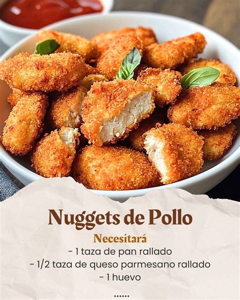 infografía beneficios nuggets caseros