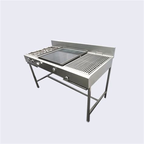 Ejemplo de diseño de parrilla estilo industrial