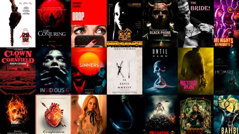 cartelera de peliculas de terror