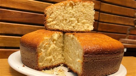 Torta de aceite terminada y esponjosa