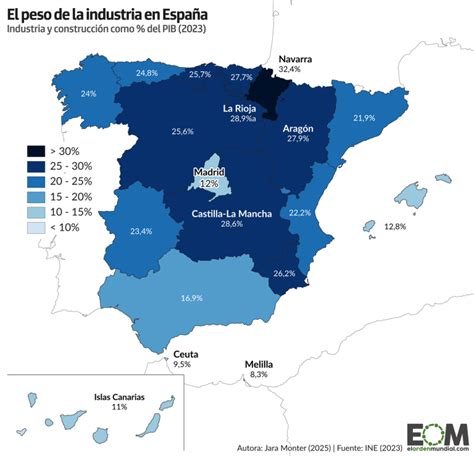 Mapa de España destacando la producción de OK Perfumes