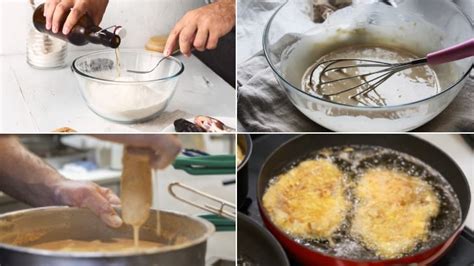 Proceso de rebozado de langostinos en harina de quico