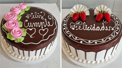 Decoración de pastel con chocolate derretido