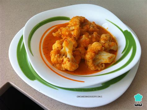 Plato final de coliflor con salsa de lentejas rojas