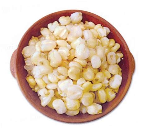 maíz tierno cocido (mote)
