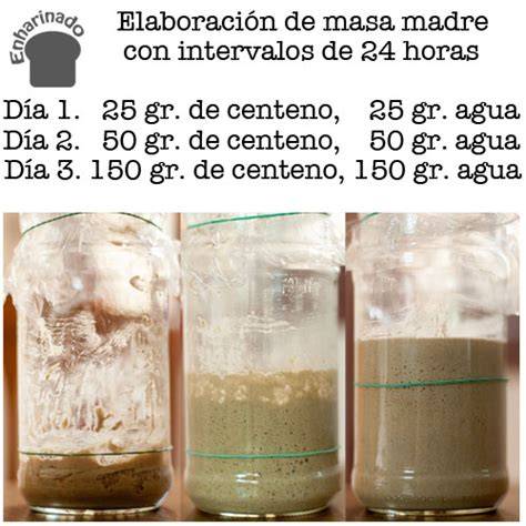 Masa madre de centeno burbujeante