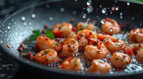 Sartén caliente con gotas de agua