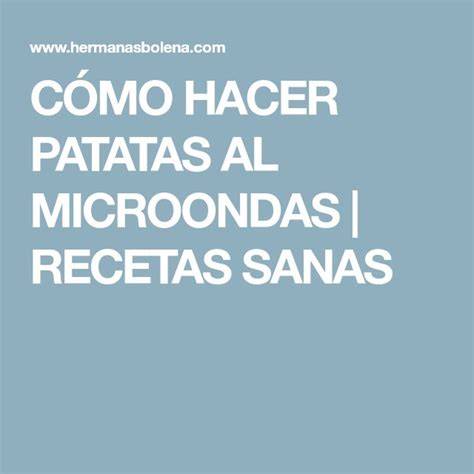 Infografía con los pasos para hacer patatas al microondas