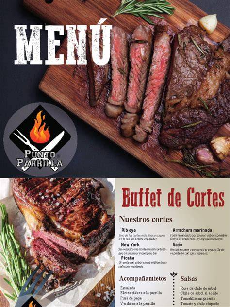 Menú de parrilla A Ponte