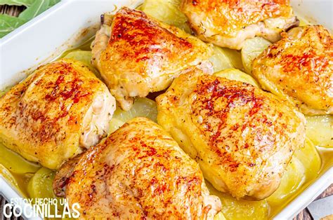 Contramuslos de pollo dorados al horno