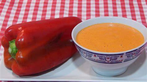 Ingredientes para la salsa de pimientos