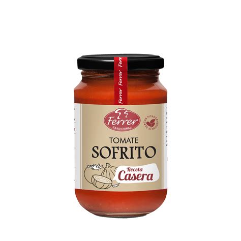 Tarros de sofrito de tomate casero esterilizados