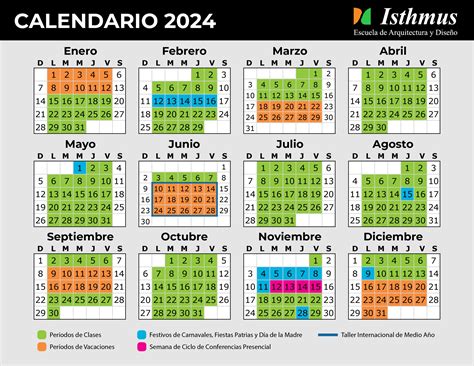 Calendario con meses 