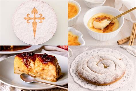 Variedad de postres españoles
