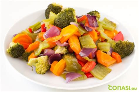 Verduras cocinadas en papillote