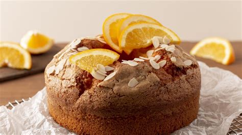 Bizcocho con aceite esencial de naranja