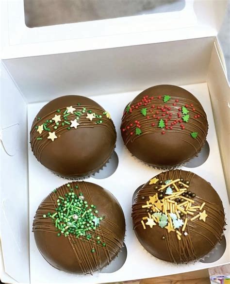 Bombas de chocolate decoradas