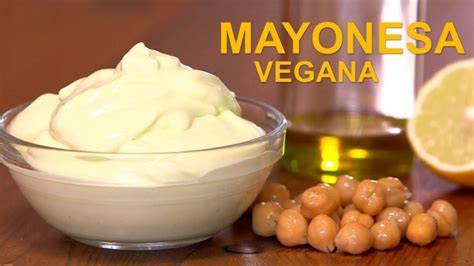 Proceso de preparación de mayonesa vegana